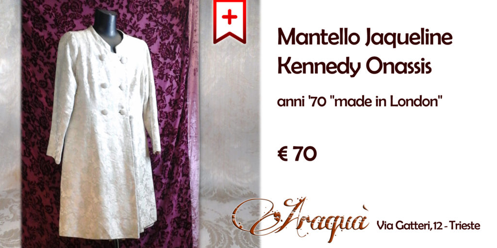 Mantello Jaqueline Kennedy Onassis anni '70 "made in London" - € 70