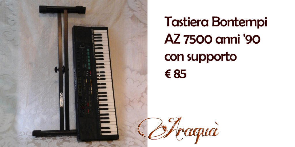Tastiera Bontempi AZ7500 anni '90 con supporto - € 85
