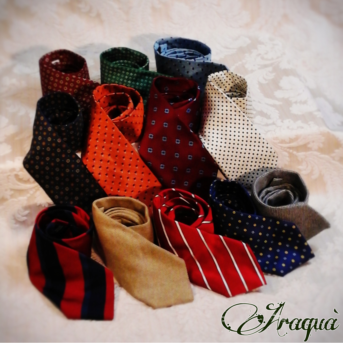 Collezione di cravatte Aspesi, Valentino, Etrò ed altre varie grandi marche - € 10 l'una